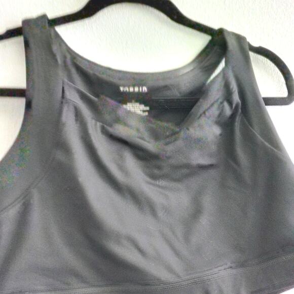 Torrid Active Size 2,2X 18/20 Black Low Impact Lightly Lined Sports Bra Pullover - Picture 2 of 4